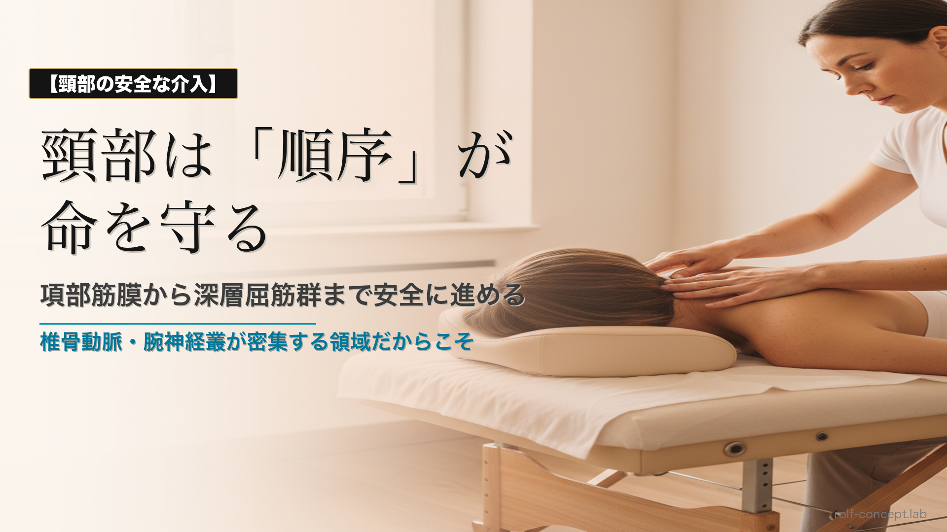 頭頸部へのアプローチは「系」として読む——項部筋膜・広頚筋・胸郭入口・後頭下筋群・深層屈筋群